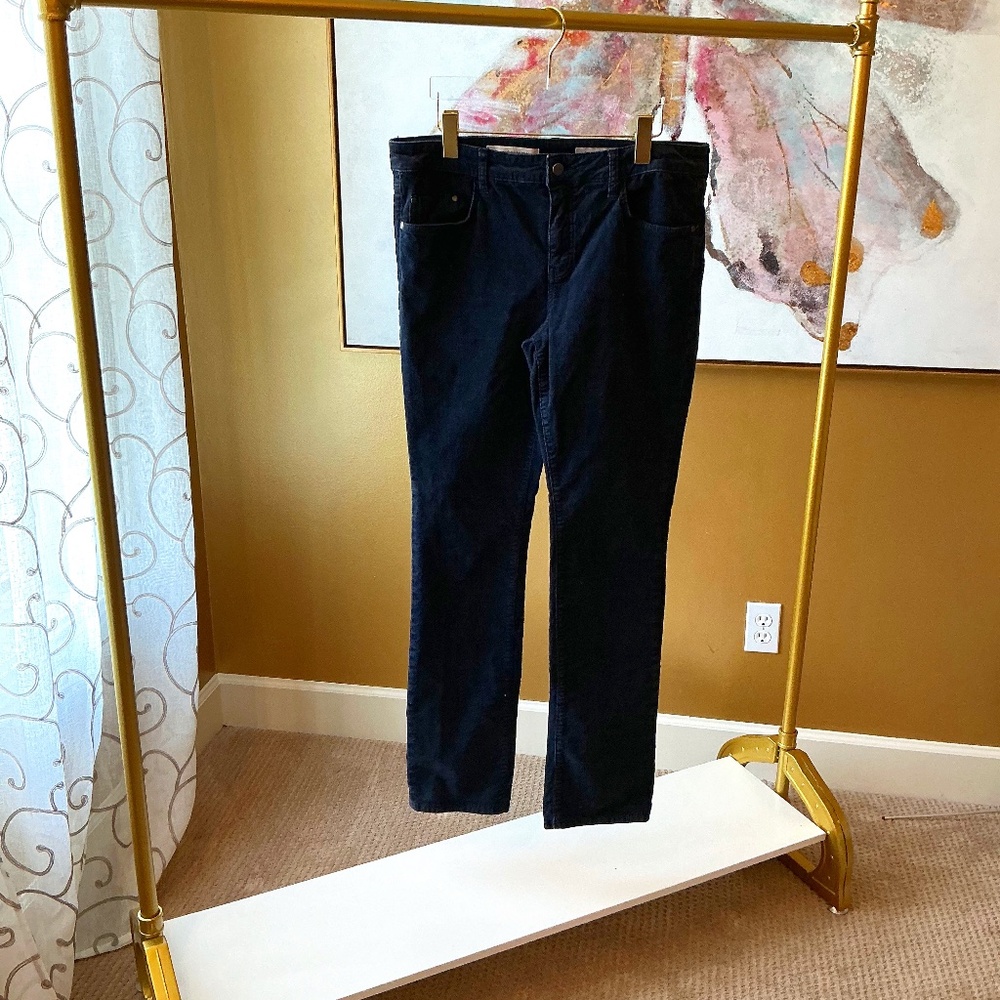 Pilcro Parallel Navy Corduroy Pants Size 32